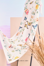 YES ( Long Scarf ) Garden of Hurrem Bloom in ( JEHAN  )