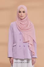 YES DEFECT - Emily Lux Chiffon  ( Make Up - Dusty Pink )