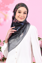 YES (Japanese Voile Square Scarf ) Soulful Bloom In (Sara)