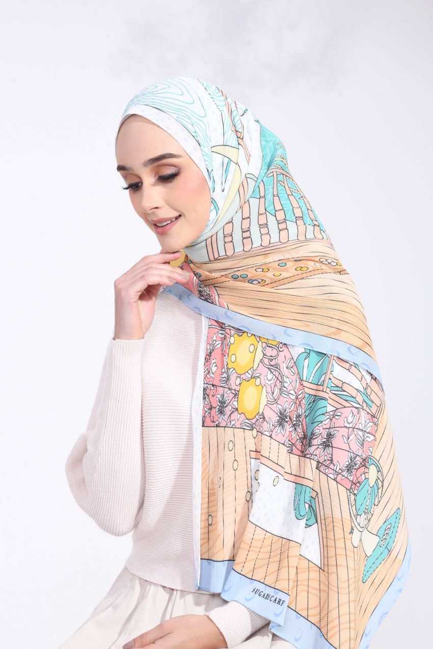 YES ( Full Pleats ) RUMA ( Kenangan BLUE )