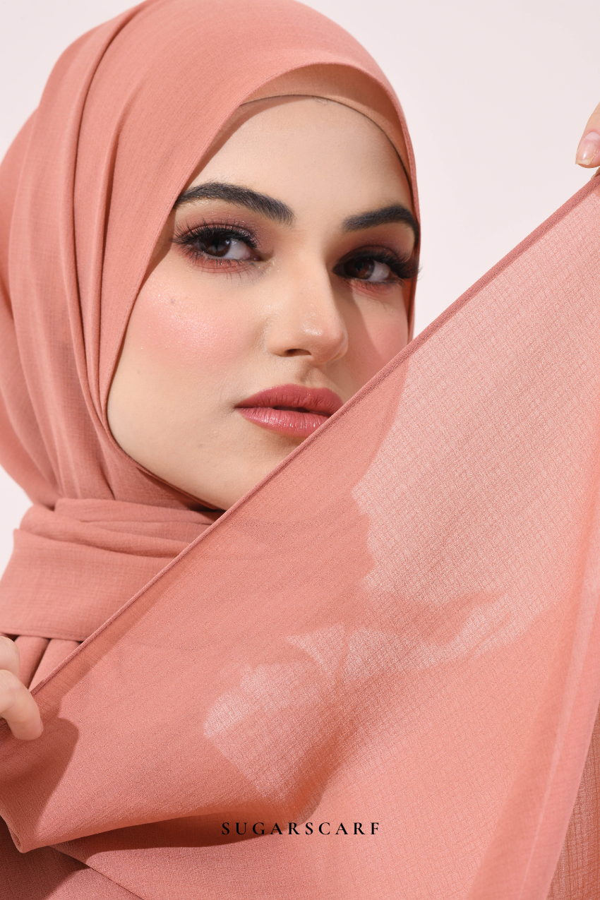 YES DEFECT -  Mindy Paris Chiffon Scarf in LOOKING GOOD