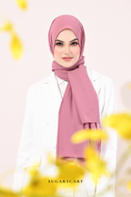 Mindy Paris Chiffon Scarf in ROMANTIC ROSES