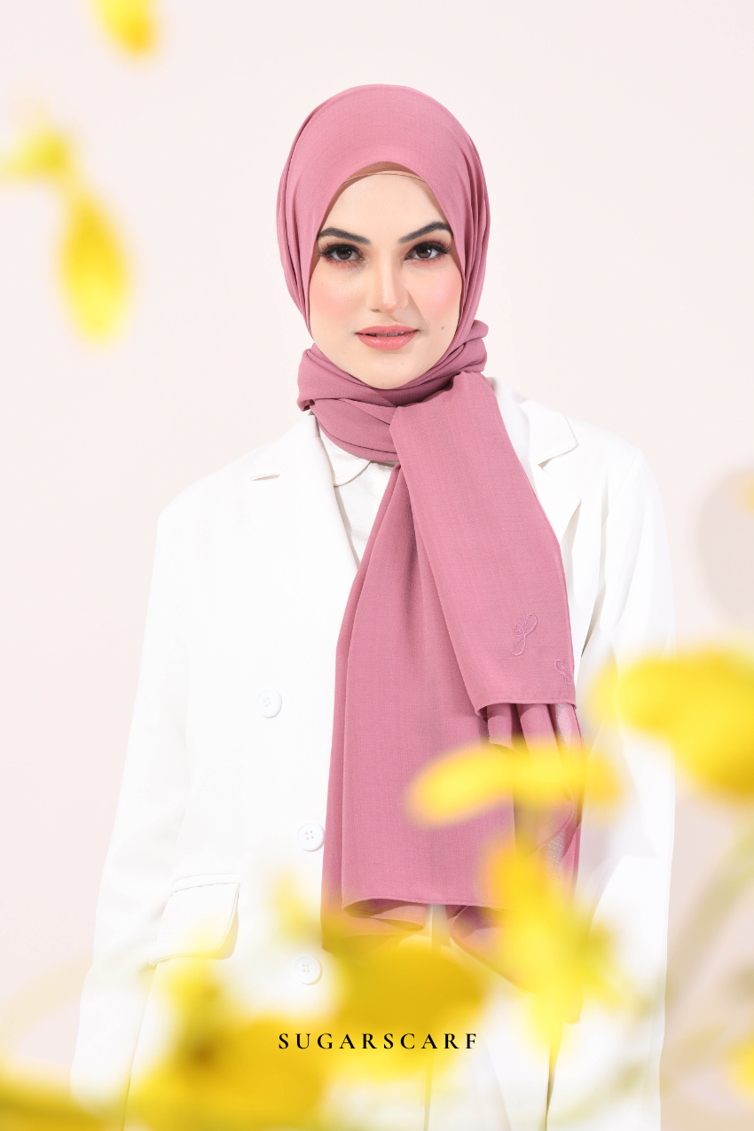 Mindy Paris Chiffon Scarf in ROMANTIC ROSES
