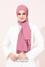 YES DEFECT - Mindy Paris Chiffon Scarf in ROMANTIC ROSES