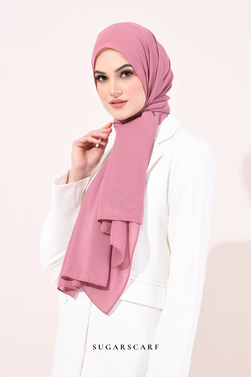 Mindy Paris Chiffon Scarf in ROMANTIC ROSES
