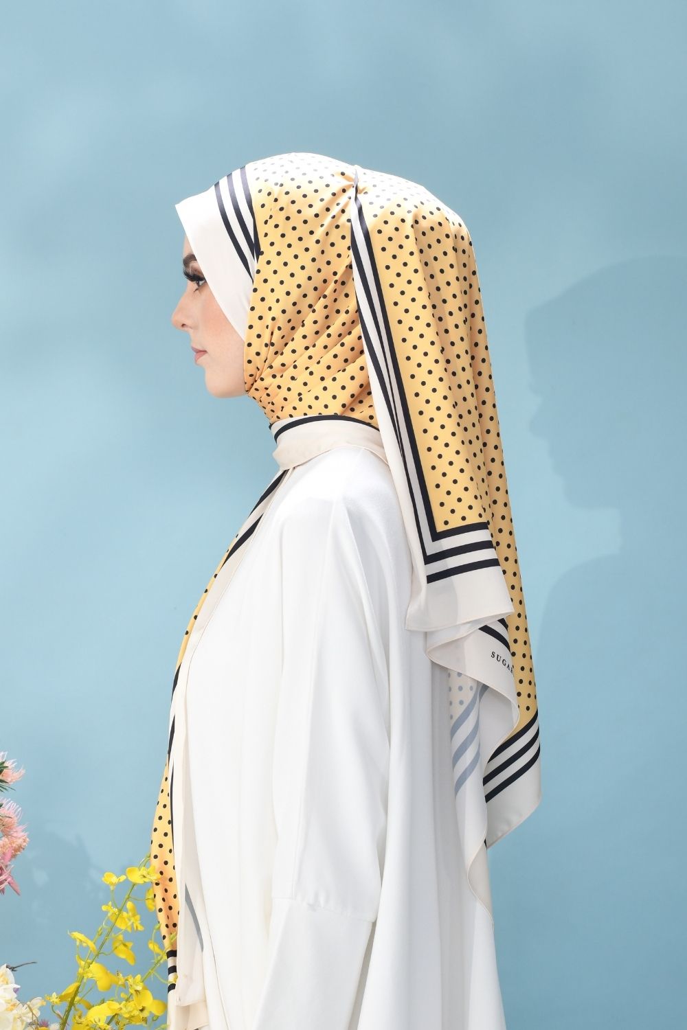 YES DEFECT - Classy ( Long Shawl Mixed Satin Silk) In Fran Fine