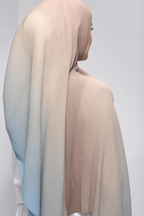 Sample Ombré Lumiére Wide Pleats in Raisa