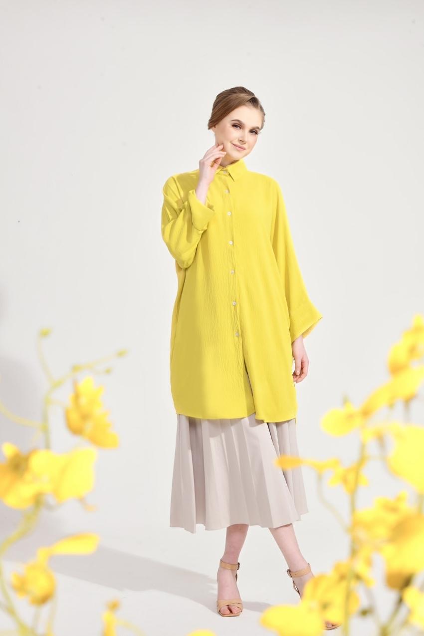 Dal–Mi Oversized Top in Happy Pills