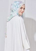 (SAMPLE) (Pleated Shawl) Bloom Journey Wide Pleats Scarf In Promise -  With Box