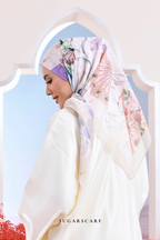 YES DEFECT - ( Japanese Voile Vol2 Square Scarf ) Garden of Hurrem Bloom in ( DENIZ )