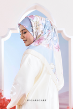 YES ( Japanese Voile Vol2 Square Scarf ) Garden of Hurrem Bloom in ( NADINE )