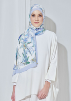 (SAMPLE) (Pleated Shawl) Bloom Journey Wide Pleats Scarf In Sacrificed -