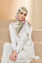 YES ( SQUARE) Blooming Journey in Mixed Satin Silk ( Celebrate )