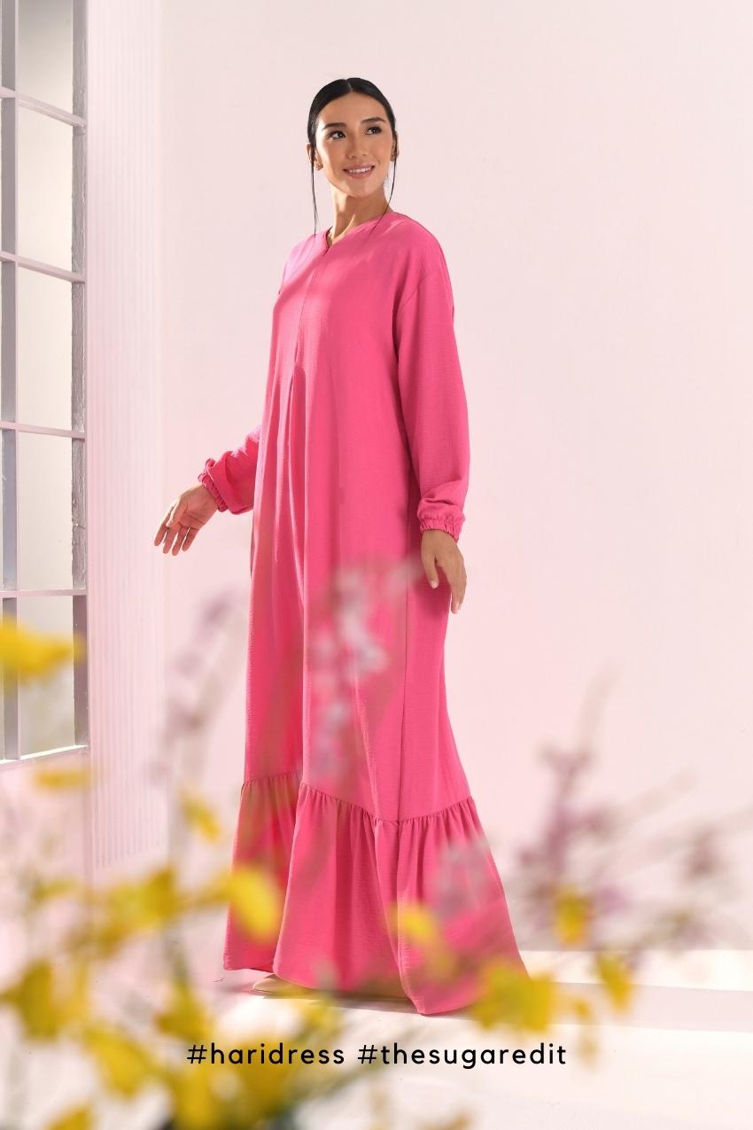 Ha-Ri Dress in Loving Pink