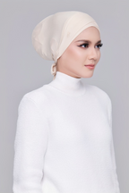 ( Signature Criss Cross) BambooViscose Ultimate Comfort Underscarf Inner In (Cream)