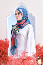 YES ( Full Wide Pleats Shawl ) Garden of Hurrem Bloom in ( MERYEM )