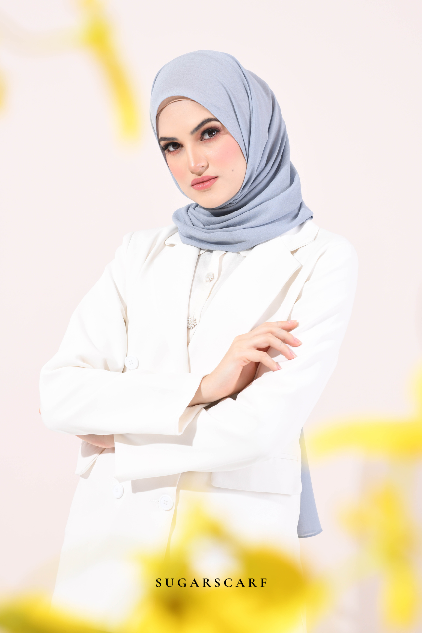 YES DEFECT - Mindy Paris Chiffon Scarf in TOGETHER