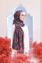 YES ( Full Wide Pleats Shawl ) Garden of Hurrem Bloom in ( SOPHIA )