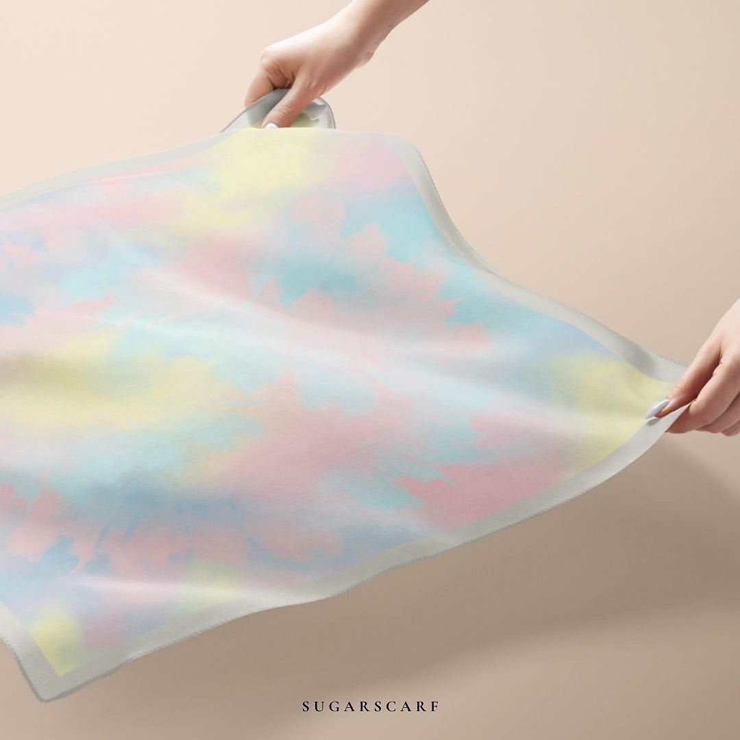 YES HelloGorgeous (SQUARE Mixed Satin Silk ) in Unicorn