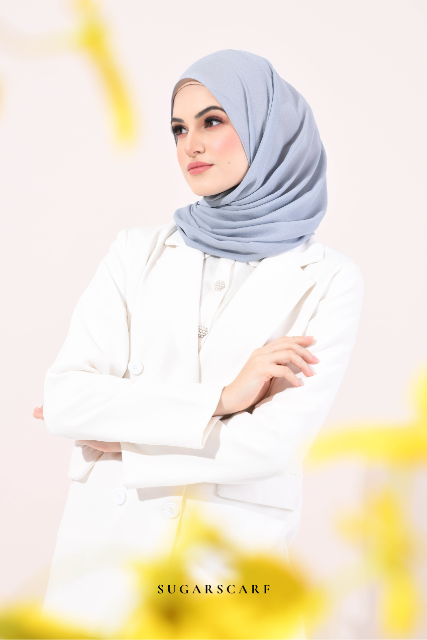 YES DEFECT - Mindy Paris Chiffon Scarf in TOGETHER