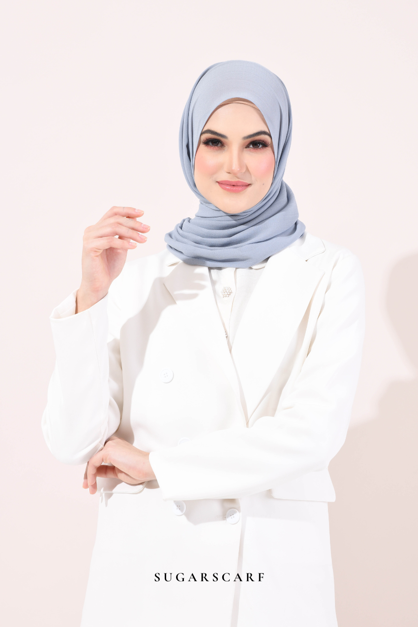 YES DEFECT - Mindy Paris Chiffon Scarf in TOGETHER