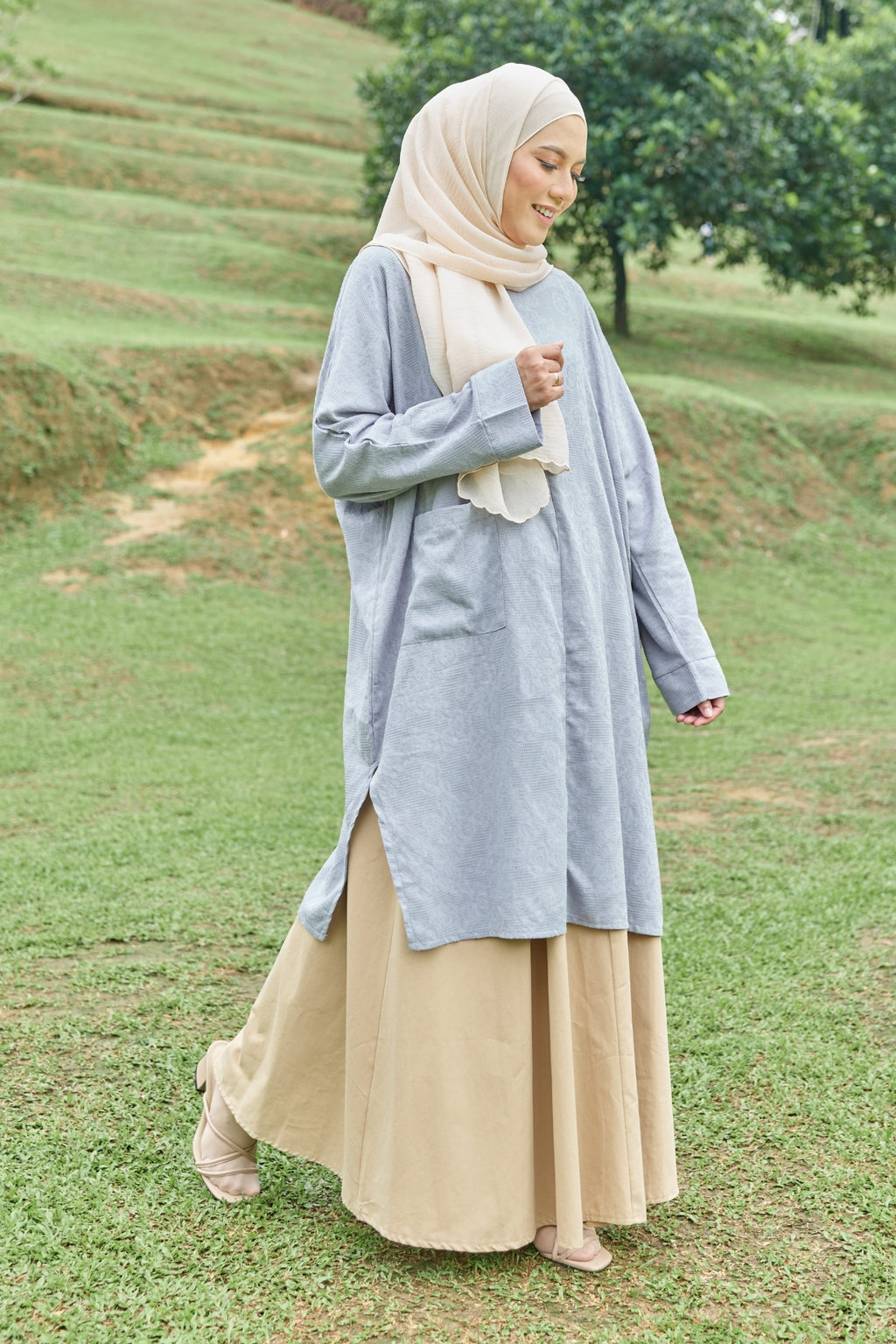 Kira Oversized Cotton Long Top