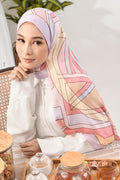YES LIMITED EDITION ( Long Scarf ) RONA Shawl Mixed Satin Silk  ( Kak Su )