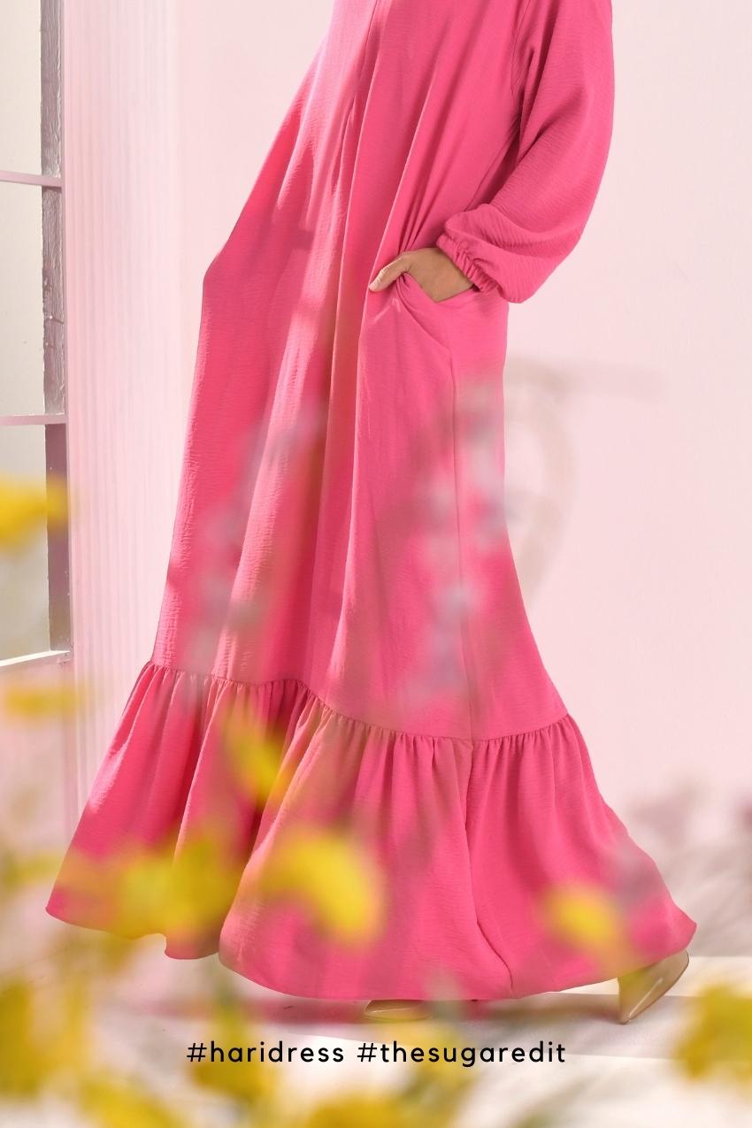 Ha-Ri Dress in Loving Pink