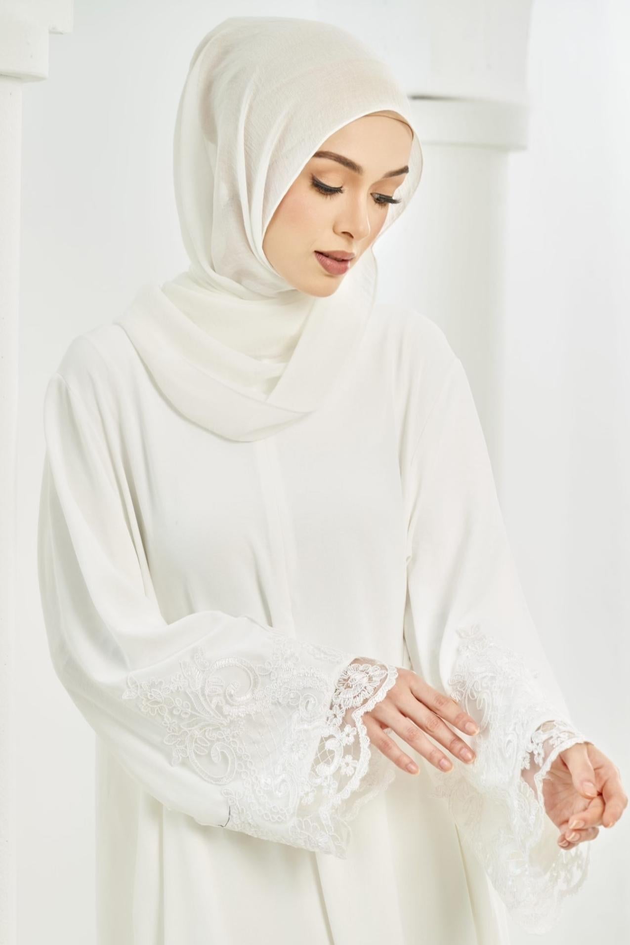 Abaya dress outlet white