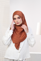 YES DEFECT - YOUR NEW MATE Smooth Satin Silk - Toffee