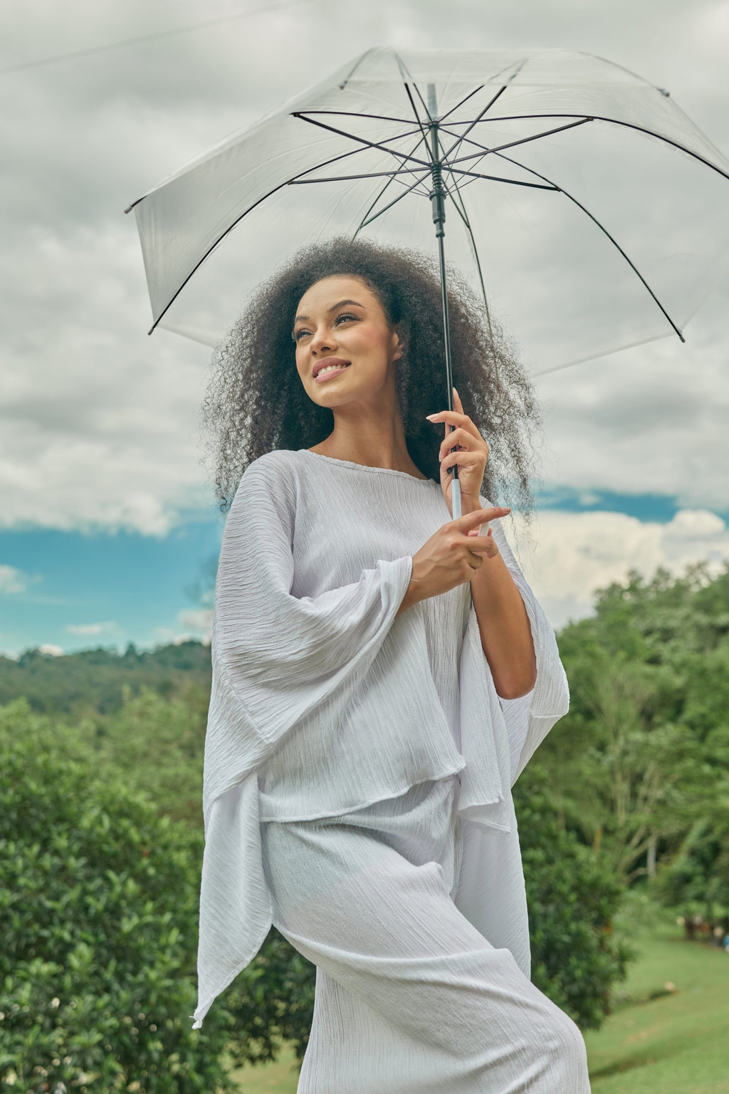 Anya Kaftan Set ( Kaftan Top & Instant Pareo Skirt - Two-Piece Set )