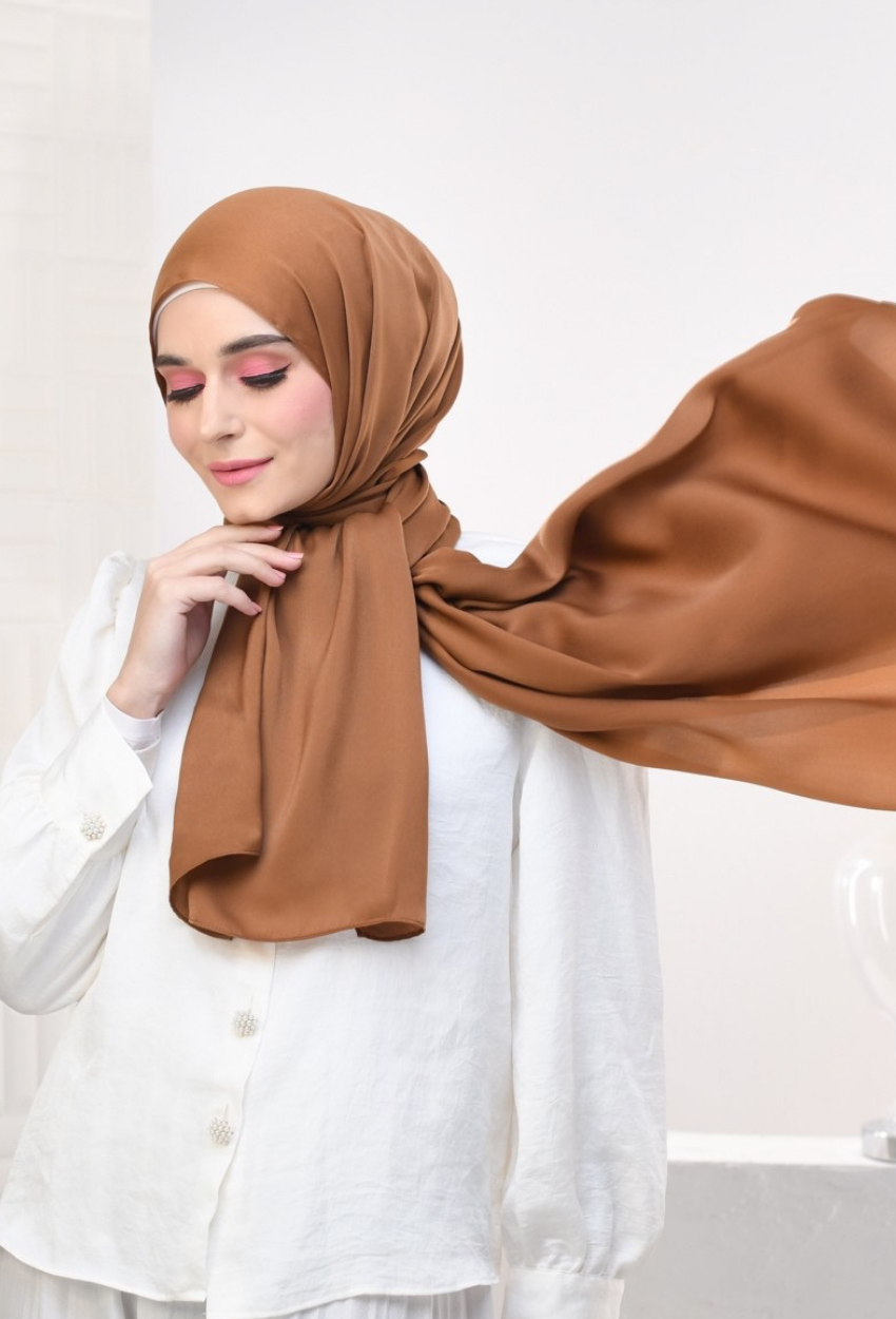 YES DEFECT - YOUR NEW MATE Smooth Satin Silk - Caramel