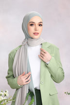 Yes Defect ( Full Wide Pleats Shawl ) Ombré ( Radiance) Code C