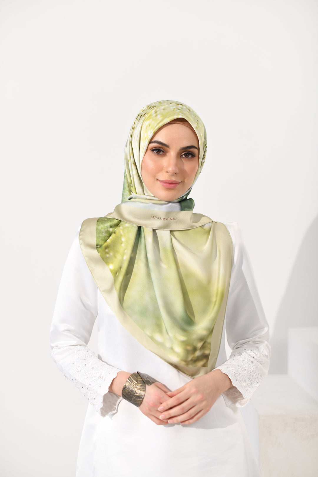 YES Eid of Hope Square Mixed Satin Silk in Ketupat