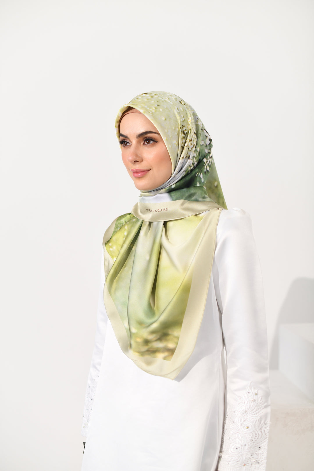 YES Eid of Hope Square Mixed Satin Silk in Ketupat