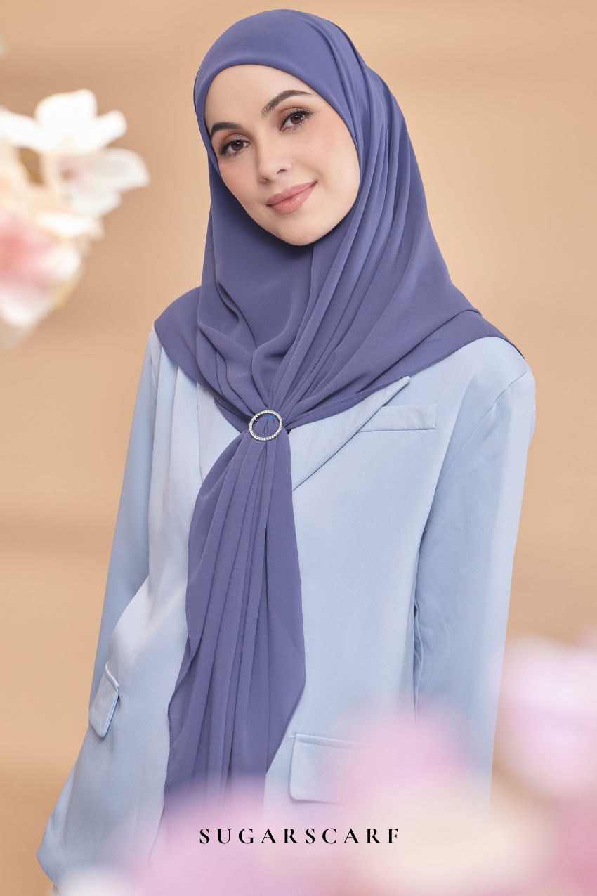 Emily Lux Chiffon  ( First Class - Beta-blue )