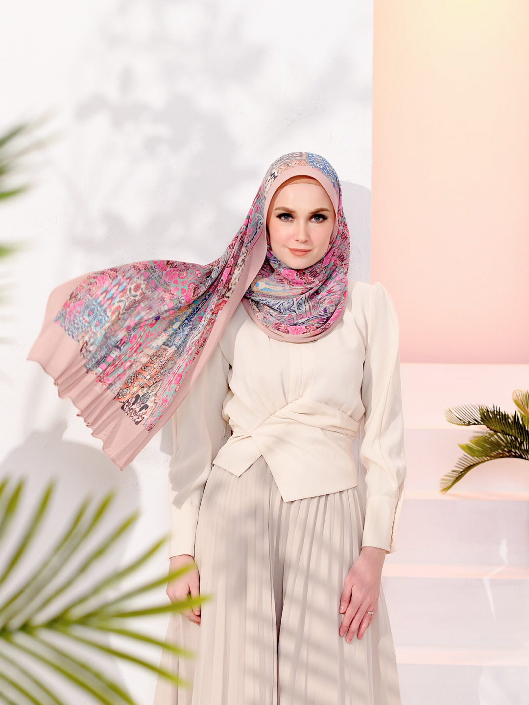 Sample - (Full Pleats) MOORISH Shawls in Princess