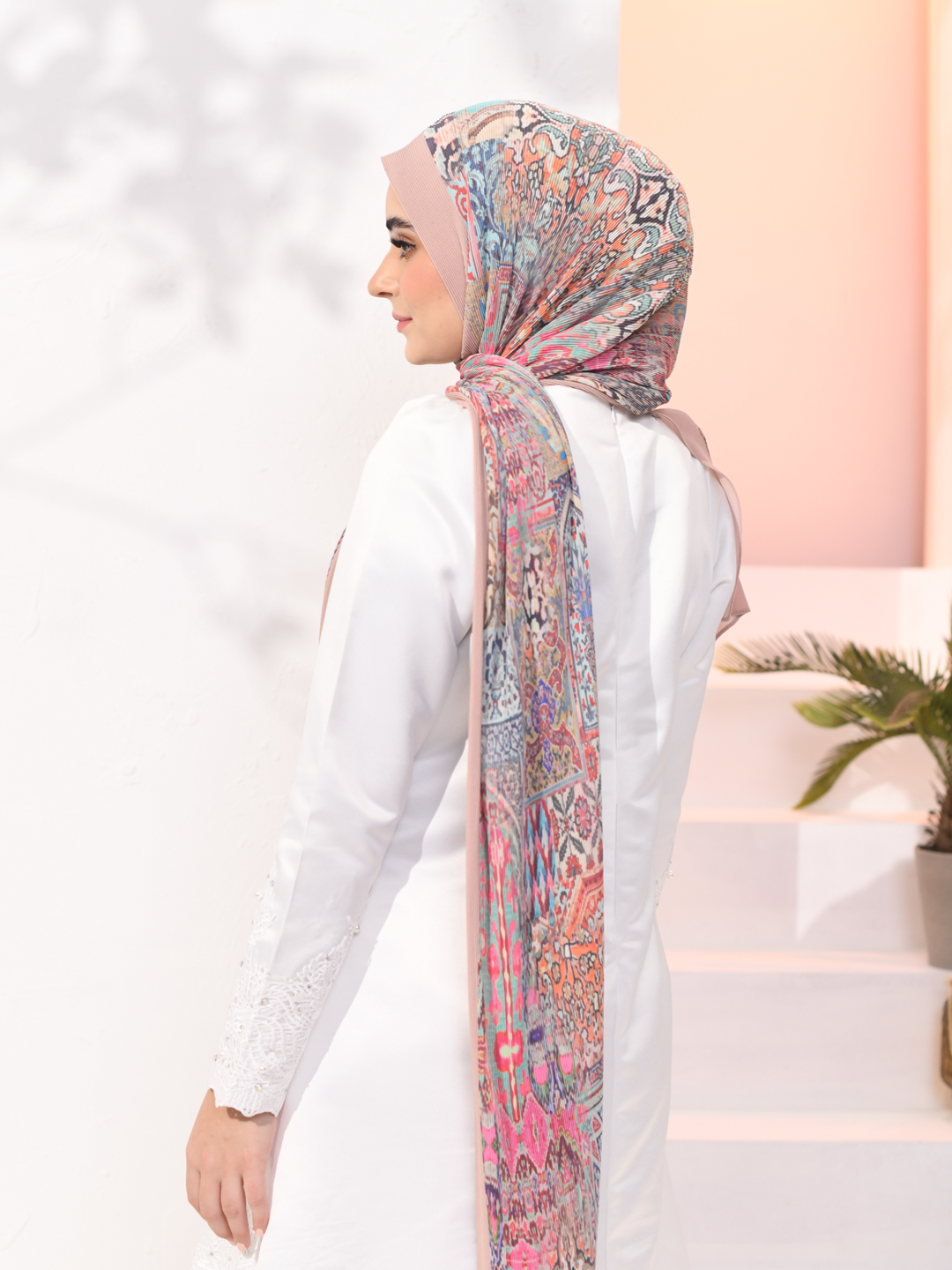 Sample - (Full Pleats) MOORISH Shawls in Princess