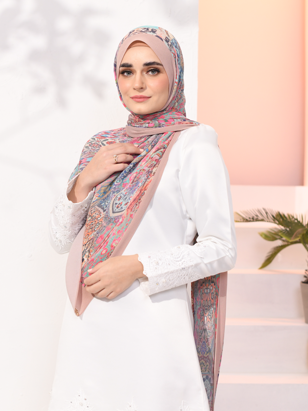 Sample - (Full Pleats) MOORISH Shawls in Princess