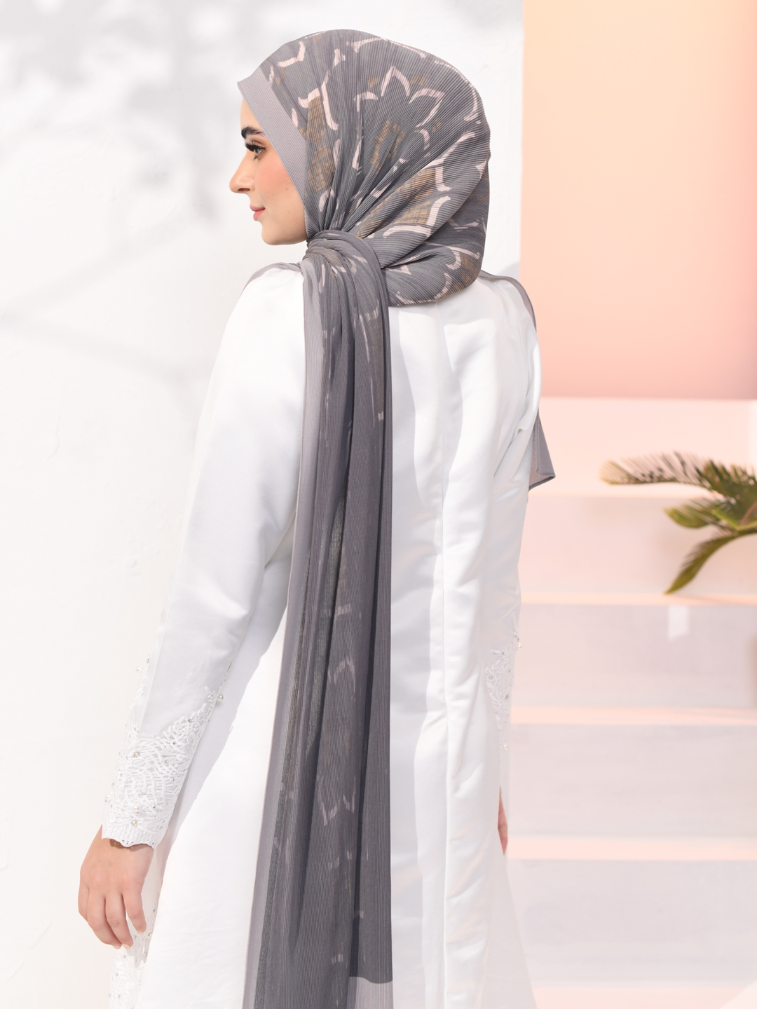 (SAMPLE) (Full Pleats) MOORISH Shawls in Moorish Delight