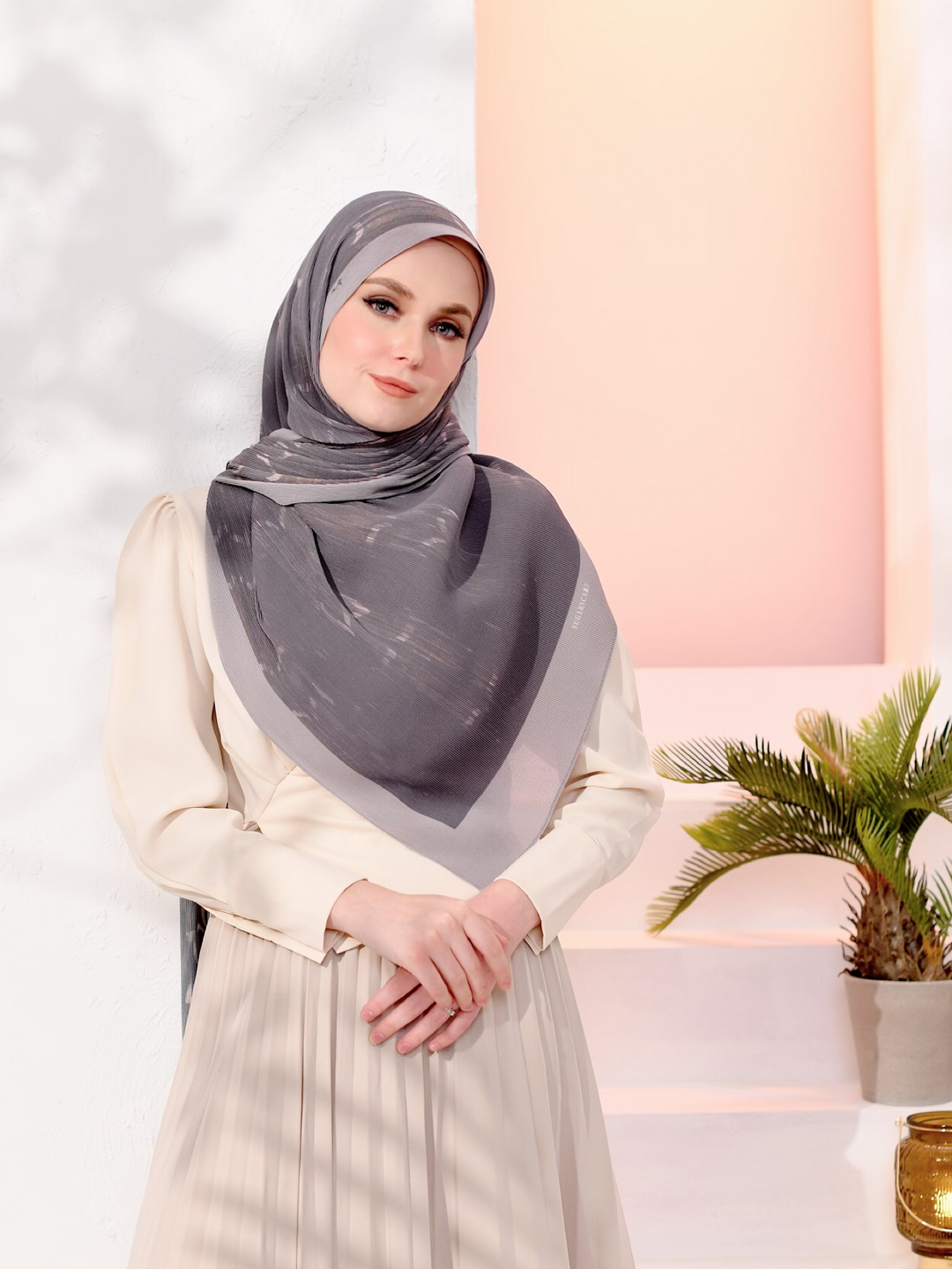 (SAMPLE) (Full Pleats) MOORISH Shawls in Moorish Delight