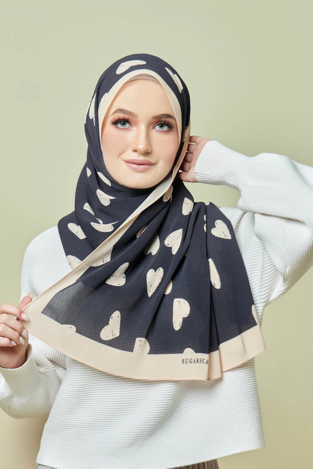 (SAMPLE) (PLEATS WIDE) #EyeCandyLove in Espresso