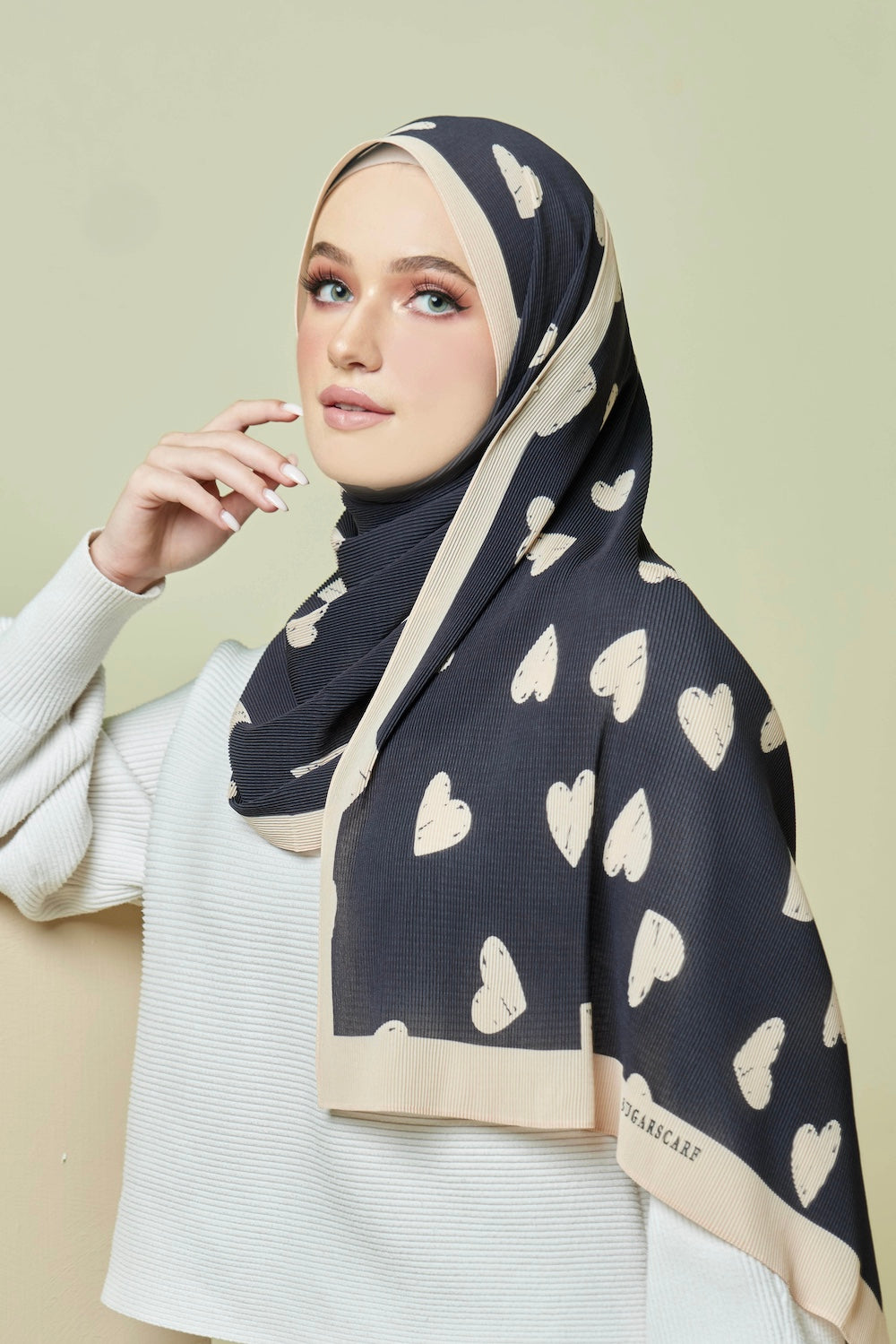 (SAMPLE) (PLEATS WIDE) #EyeCandyLove in Espresso