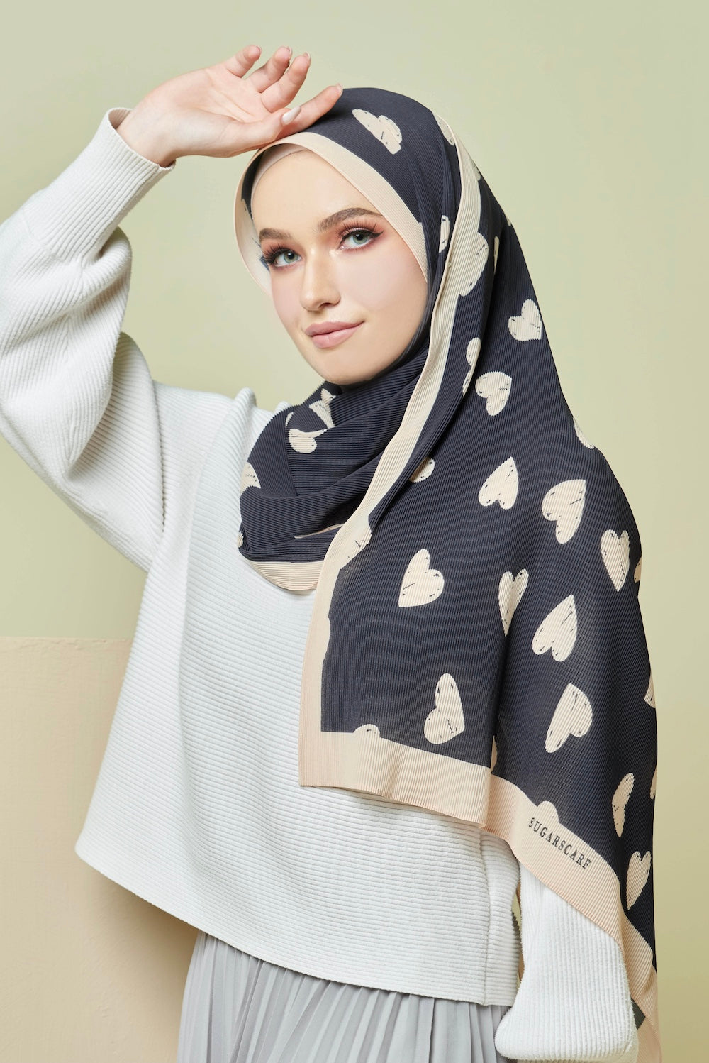 (SAMPLE) (PLEATS WIDE) #EyeCandyLove in Espresso