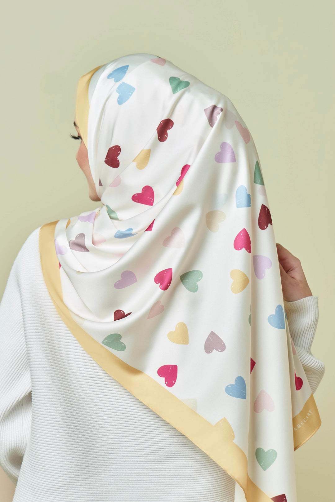 YES Long Shawl Mixed Satin Silk #EyeCandyLove in (EatPrayLove)