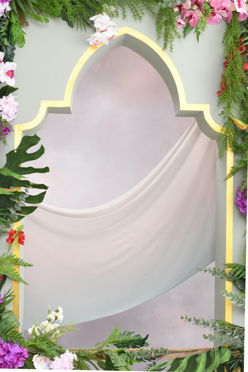 Yes Defect ( Full Wide Pleats Shawl ) Ombré ( Radiance) Code C