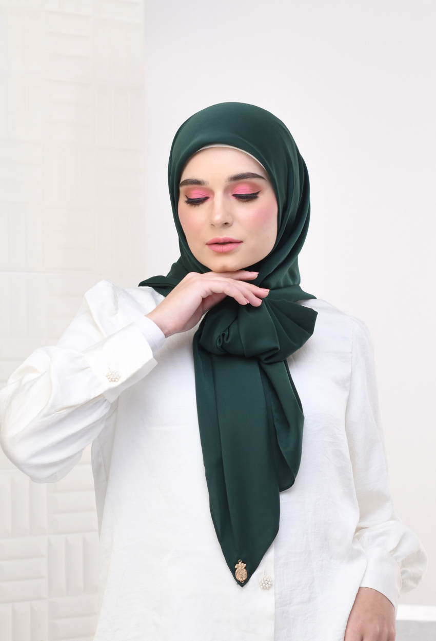 YES DEFECT - YOUR NEW MATE Smooth Satin Silk - Seaweed