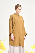 Dal–Mi Oversized Top in Olive Mocktail