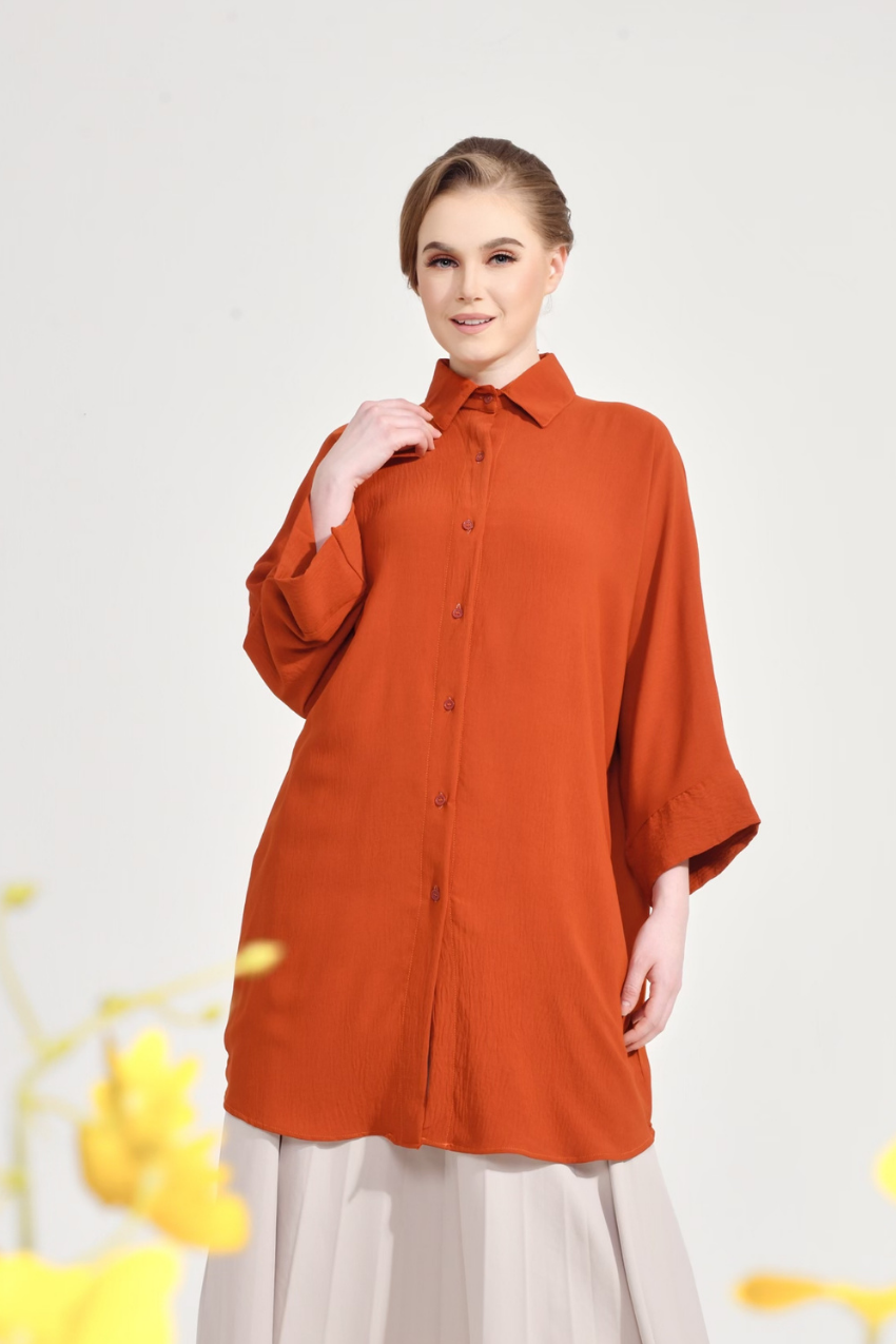 Dal–Mi Oversized Top in Sunset