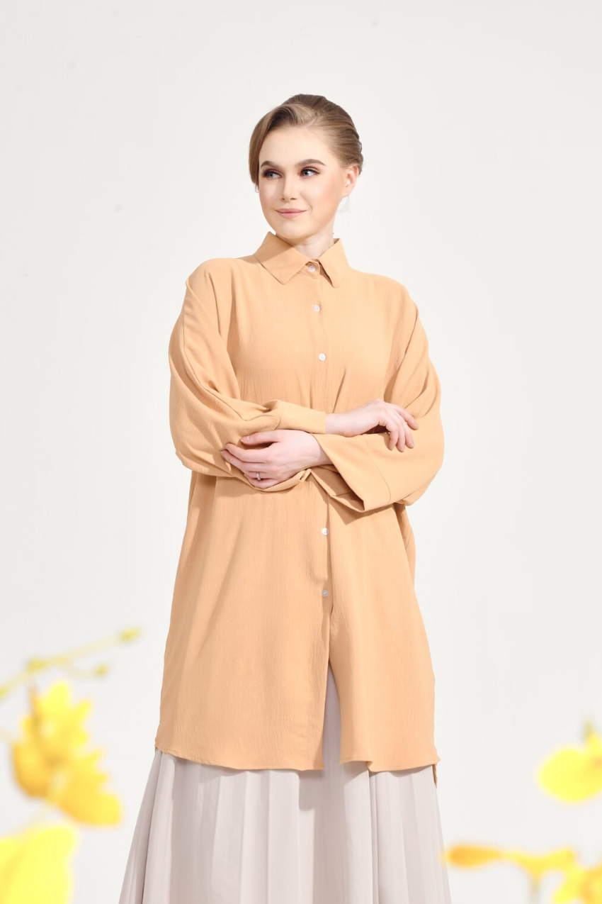 Dal–Mi Oversized Top in Luxe Mellow